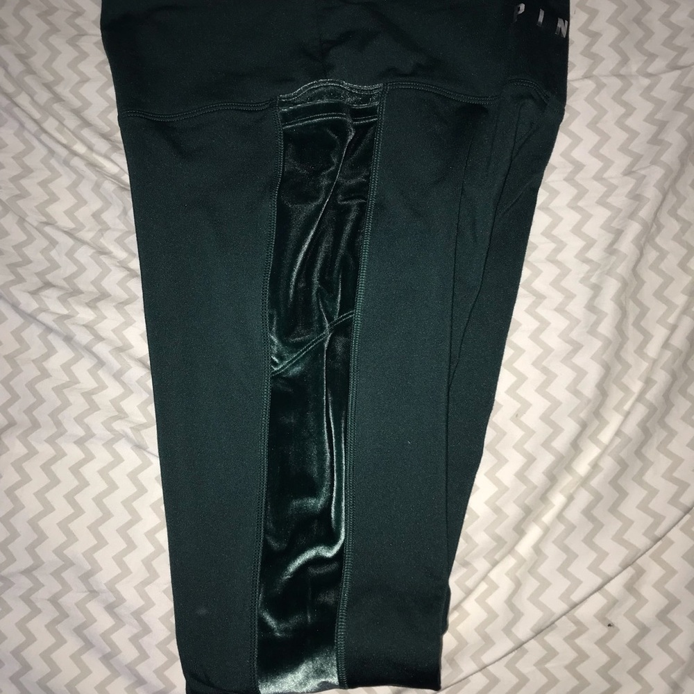 PINK 7/8 fleece lined leggings